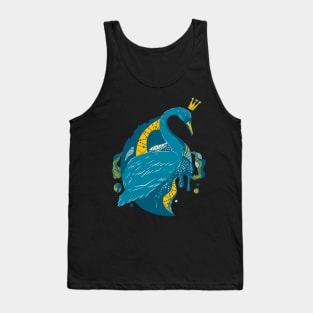 Retro Wave Swan Queen Tank Top